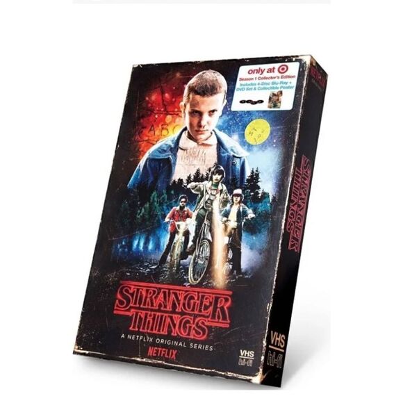 Stranger Things Season 1 Collector's Edition (Blu-ray + DVD) 4-disc set & Poster - Picture 1 of 4